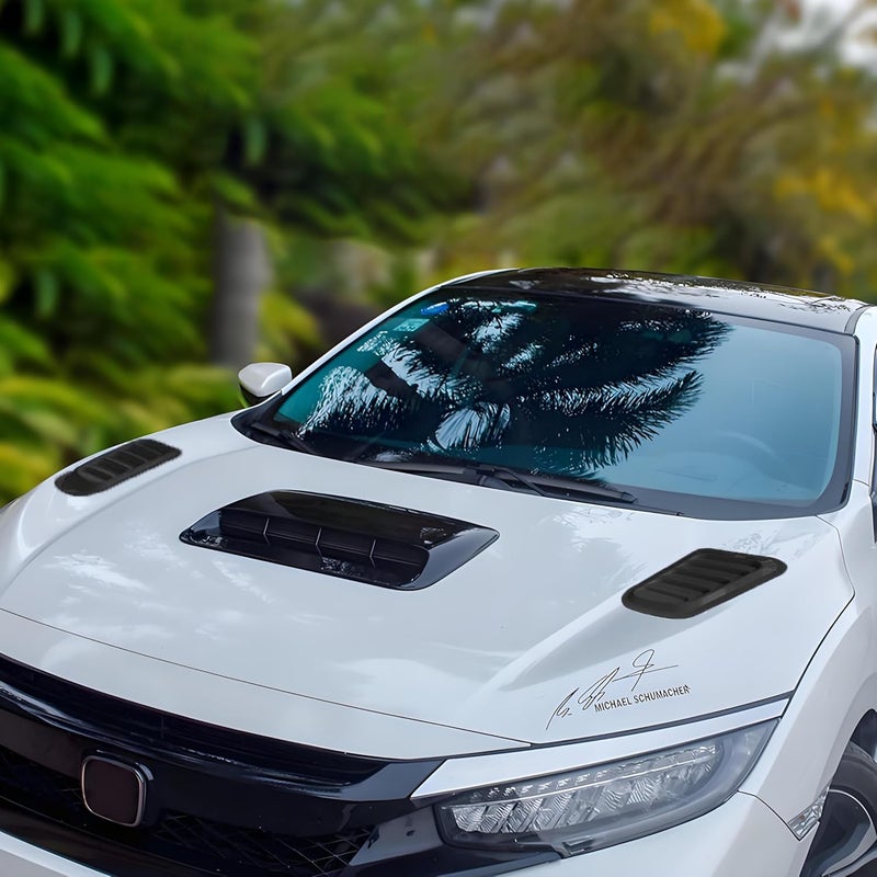 UTMEKUKI 3PCS Car Hood Air Vents Universal Hood Vents for Car Hood Scoop Bonnet Vent Hood Air Intake Trim Cover - Image 2